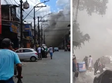 Imagem - Loja de estofados pega fogo em Salvador