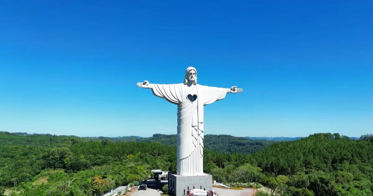 Imagem - Maior estátua de Cristo do Brasil será inaugurada em abril; veja onde fica