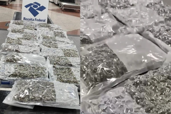 Homem é preso com droga avaliada em R$ 400 Mil no aeroporto de Salvador