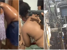 Imagem - Bandidos em fuga fazem família refém no bairro do Arenoso; ação é transmitida em live