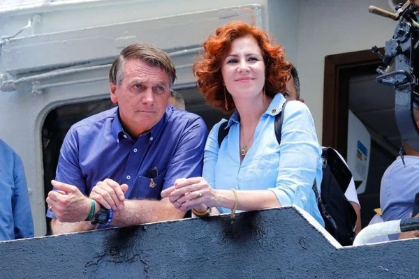 Bolsonaro e Zambelli por Isac Nóbrega/PR/Arquivo