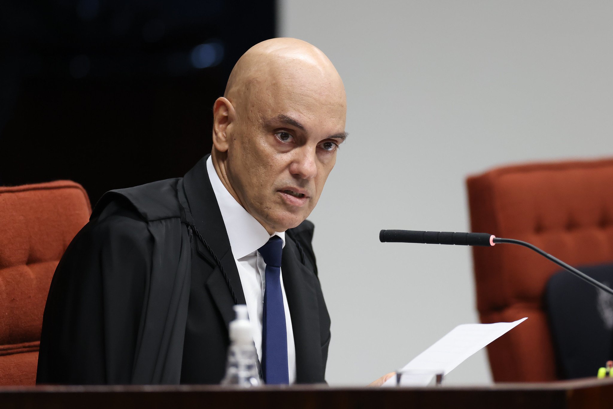 Alexandre de Moraes durante julgamento por Antonio Augusto/STF