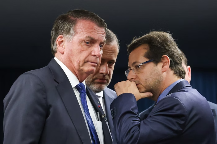 Bolsonaro e aliados durante julgamento do STF por Gustavo Moreno/STF