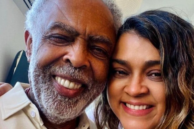 Preta Gil e o pai, Gilberto Gil por Reprodução