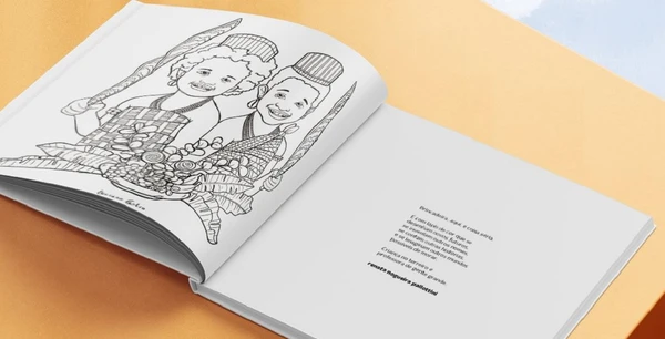 A prática de preencher desenhos com cores ajuda a reduzir pensamentos acelerados por Divulgação