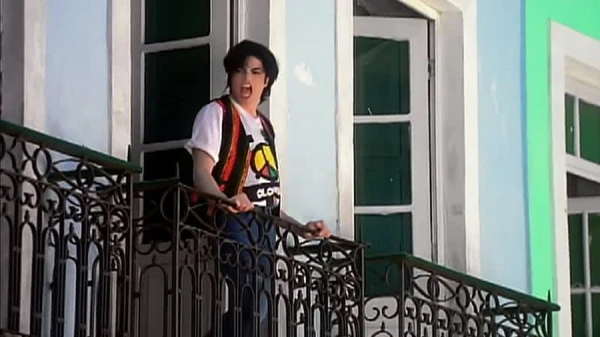 Michael Jackson no Pelourinho em 1996