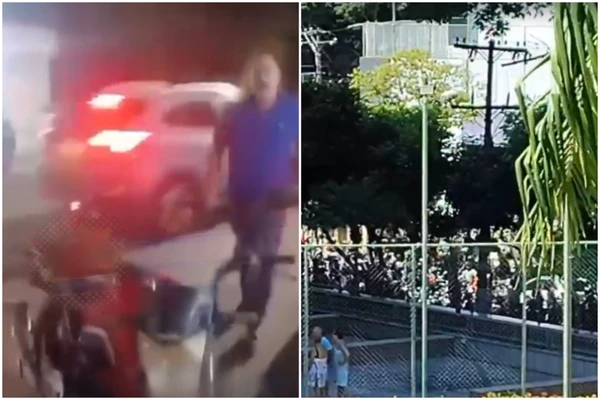 Morador derrubou moto e gerou protesto