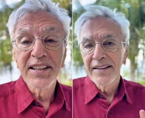 Caetano Veloso fez vídeo nas redes sociais para contar os próximos planos por Reprodução / Redes Sociais