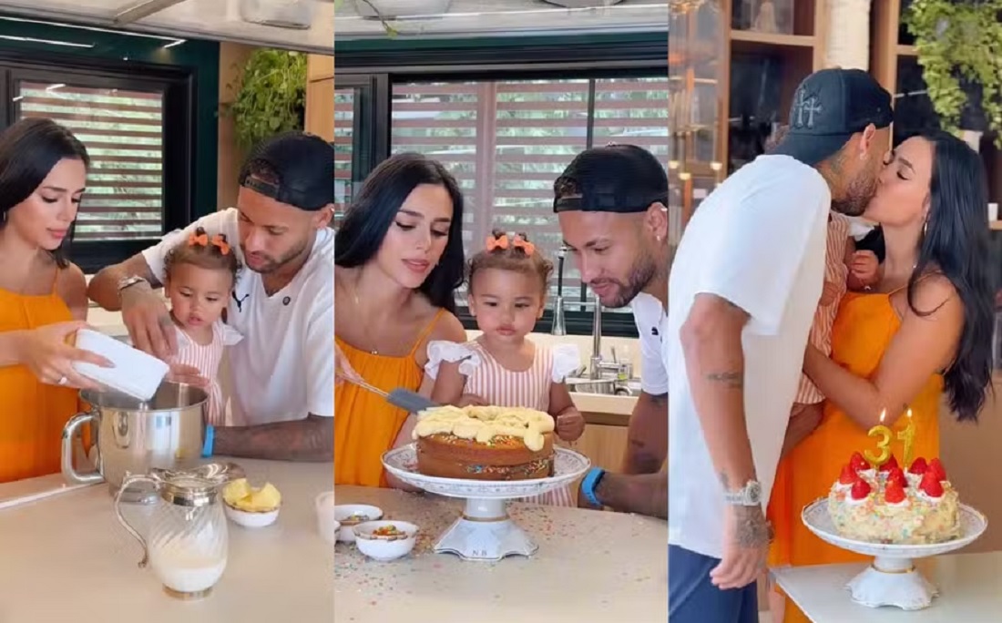 Bruna Biancardi, Mavie e Neymar por Reprodução/Instagram
