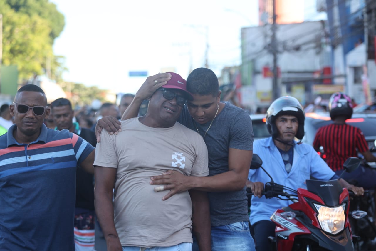 Protestos pela morte de Luiza Silva dos Santos de Jesus, na Engomadeira por Marina Silva/CORREIO