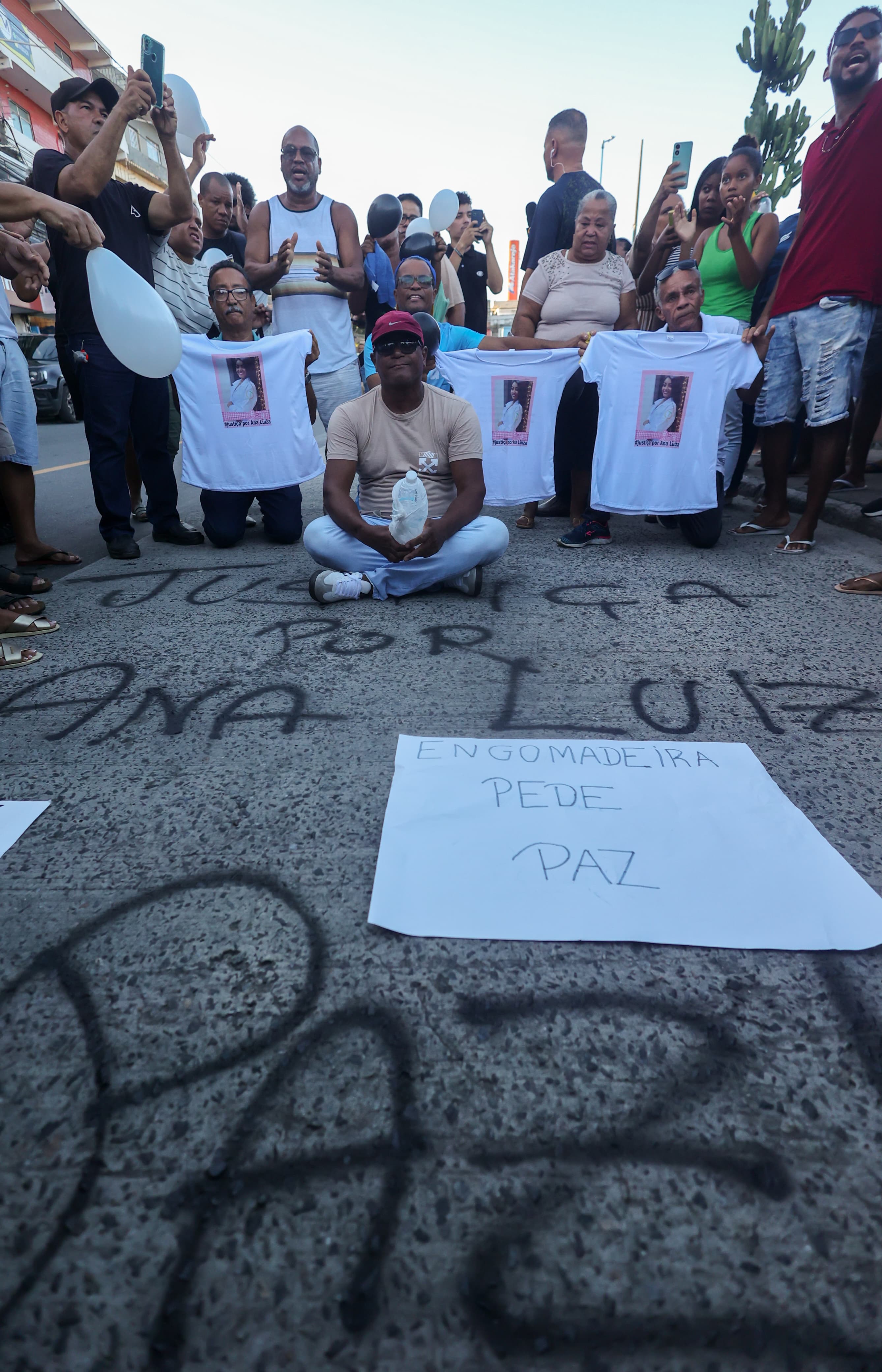 Protestos pela morte de Luiza Silva dos Santos de Jesus, na Engomadeira por Marina Silva/CORREIO
