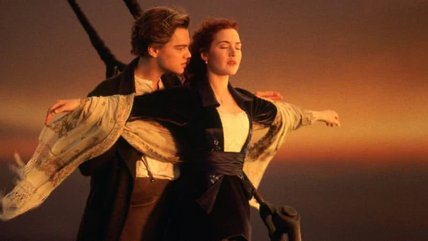 Rose e Jack personagens do filme Titanic