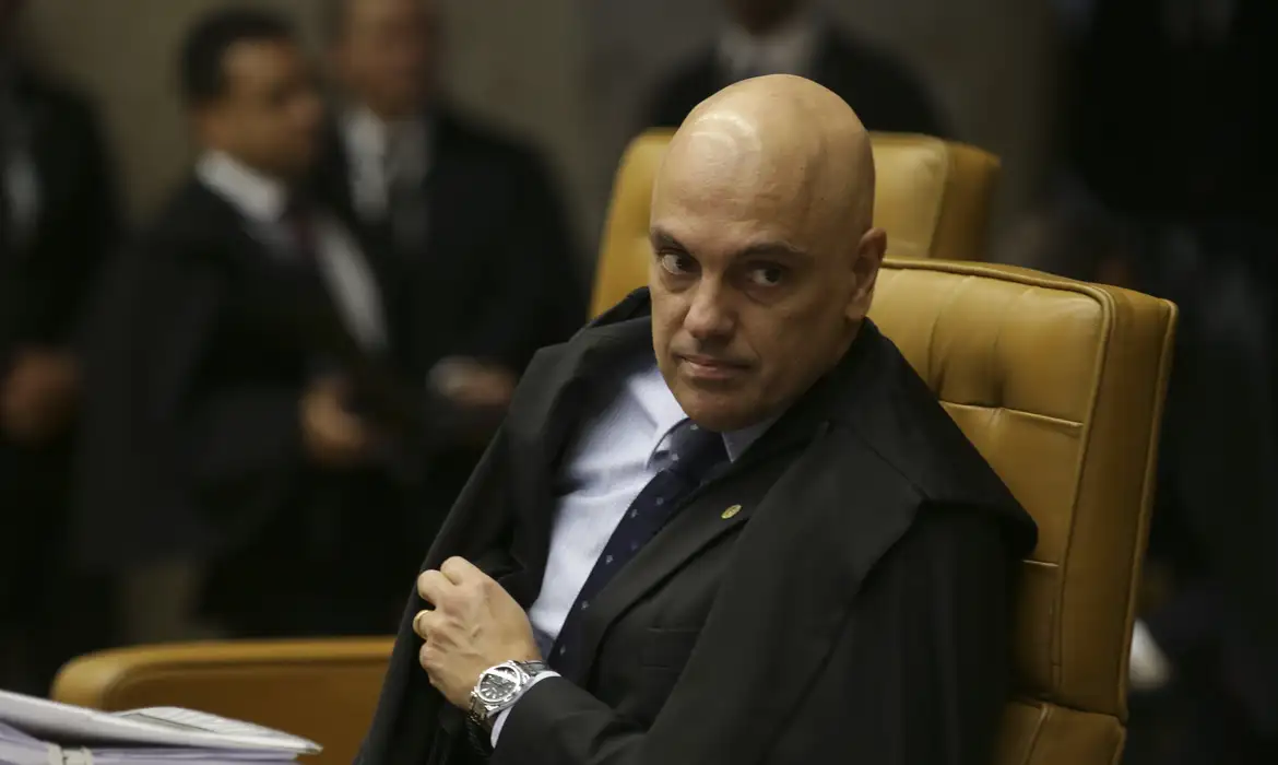O ministro Alexandre de Moraes, do Supremo Tribunal Federal (STF) por Antonio Cruz/Agência Brasil
