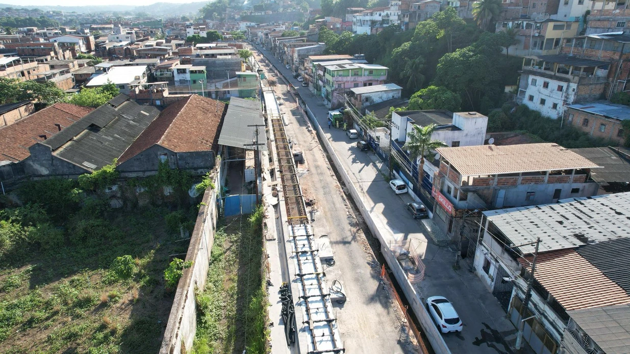 Imagem - Obras do VLT de Salvador alcançam 22%; linha de teste será operada ainda em 2025