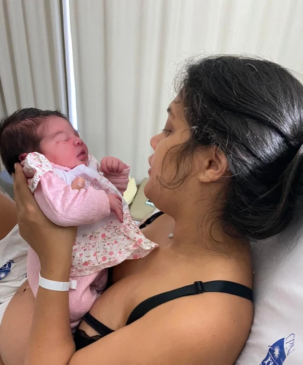 Fernanda visitou a Mansão do Caminho uma vez antes do parto