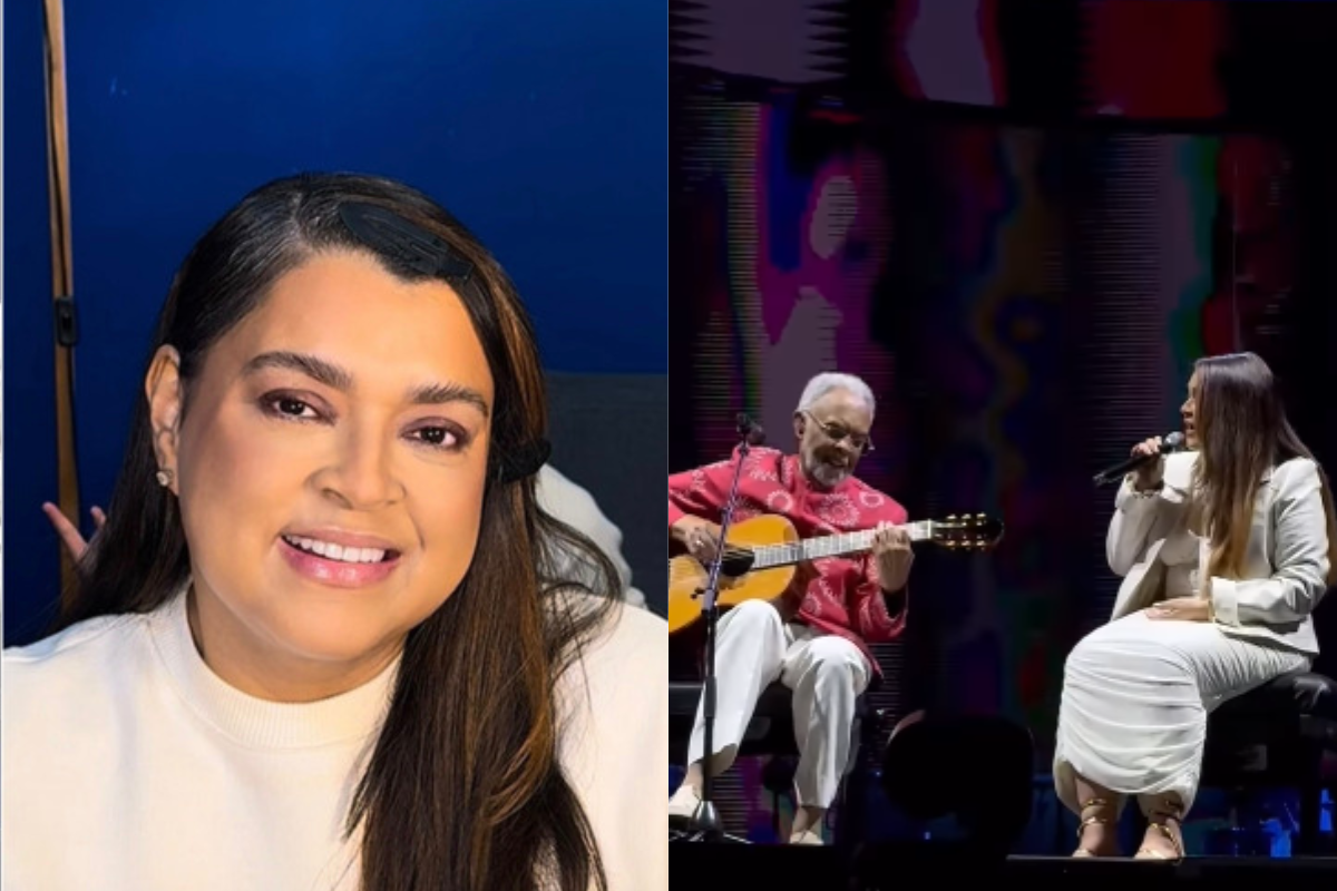 Preta Gil e Gilberto Gil por Reprodução / Redes Sociais