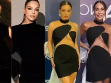 Imagem - Coincidência? Famosas usam vestidos idênticos na festa de 60 anos da Globo