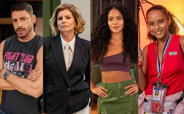 Cauã Reymond, Débora Bloch, Bella Campos e Taís Araújo