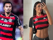 Imagem - Em meio a romance com ex de Cauã Reymond, jogador do Flamengo descobre que amante está grávida