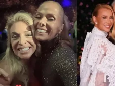 Imagem - Adriane Galisteu posa com primeira ex de Roberto Justus em festa de aniversário do empresário