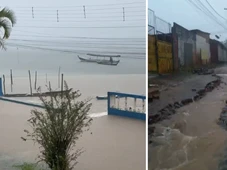 Imagem - Pelo menos seis famílias ficam desabrigadas após fortes chuvas em Maraú