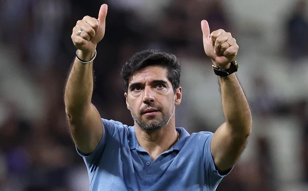 Abel Ferreira em jogo do Palmeiras