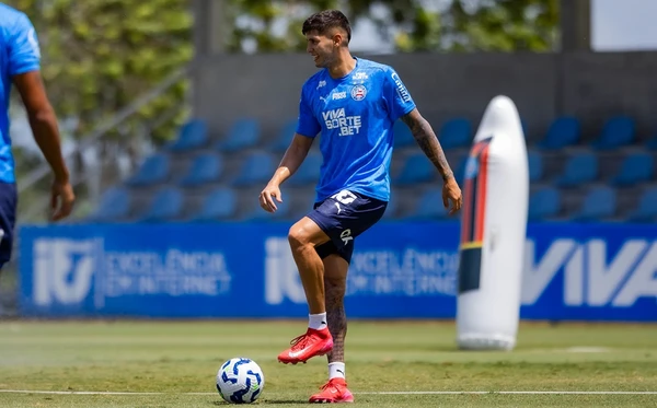 Ramos Mingo em treino do Bahia