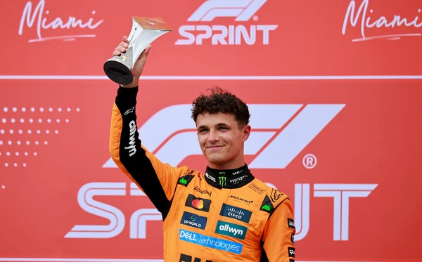 Lando Norris foi o vencedor da corrida sprint