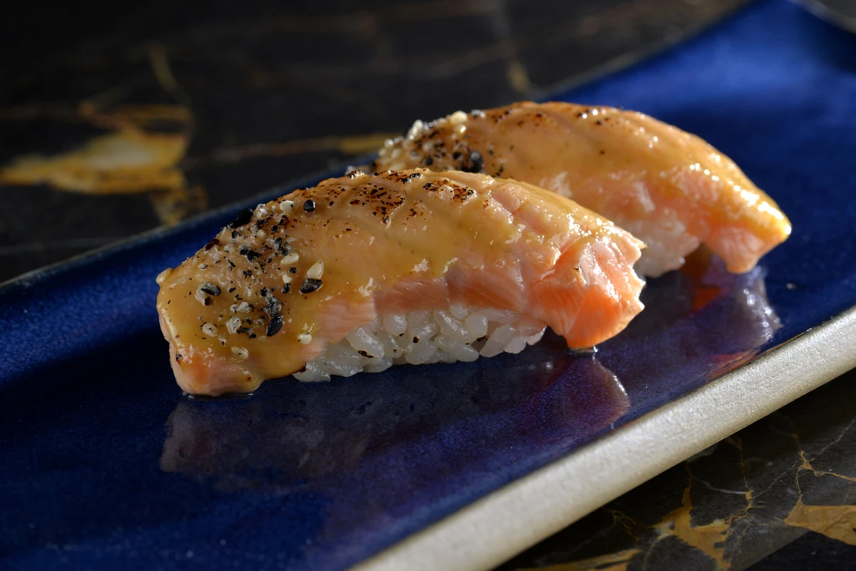 Niguiri de Salmão Missô Butter