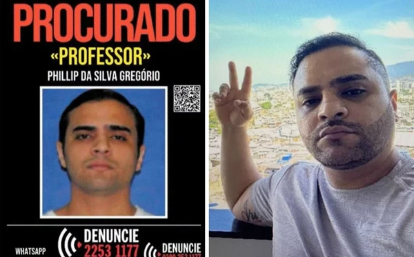 Phillip da Silva Gregório é conhecido como Professor