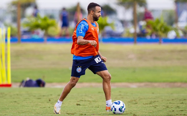 Caio Alexandre em treino do Bahia