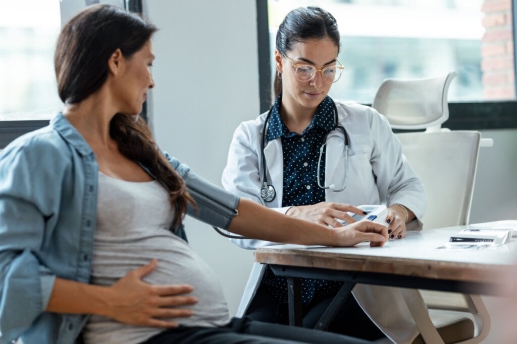 O acompanhamento médico é essencial para garantir a saúde do coração da gestante (Imagem: Josep Suria | Shutterstock) 