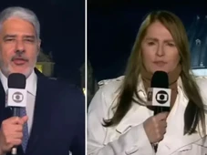 Imagem - William Bonner expõe Ilze Scamparini ao vivo e gera alvoroço na internet