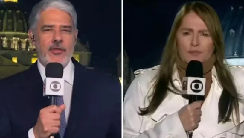 Imagem - William Bonner expõe Ilze Scamparini ao vivo e gera alvoroço na internet