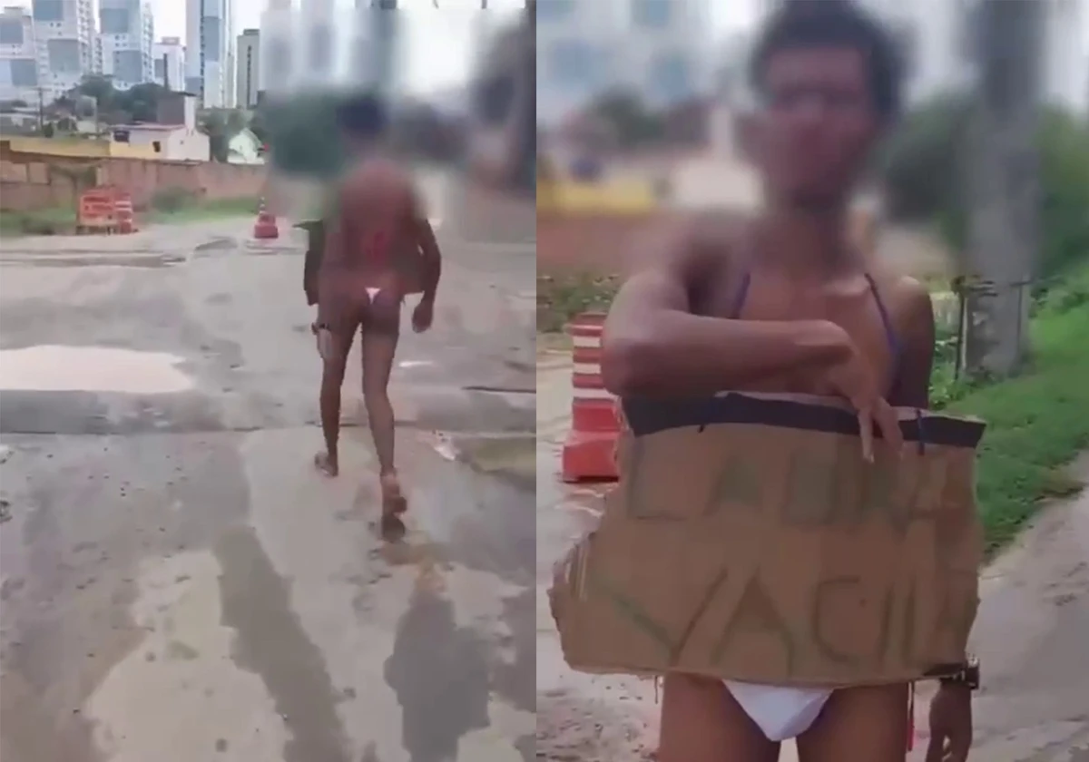 Homem acusado de roubo é obrigado a 