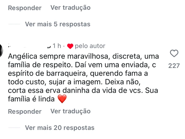 Postagem foi curtida por Angélica