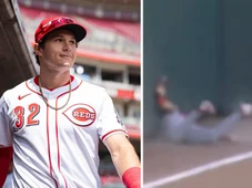 Imagem - Jogador de beisebol quebra o antebraço durante jogo uma semana após estreia