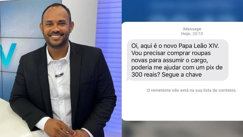 Imagem - Vanderson Nascimento brinca com 'golpe do Papa' e viraliza nas redes
