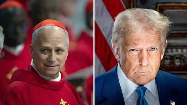 Papa Leão 14 e Donald Trump