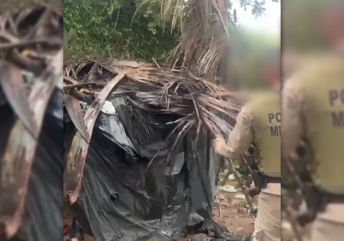 Polícia encontra acampamento da Katiara em Valéria 