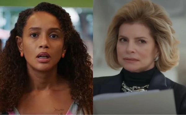 Raquel e Odete Roitmann trocam farpas em primeiro encontro