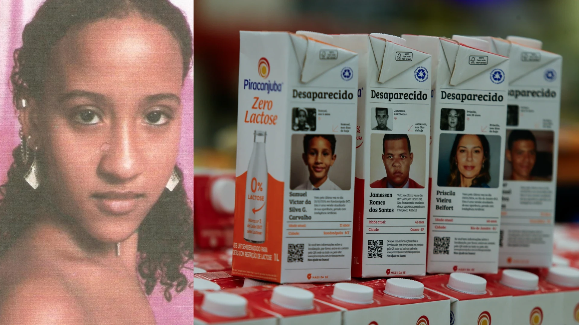 Imagem - Quem é a primeira baiana da lista de desaparecidos nas caixas de leite