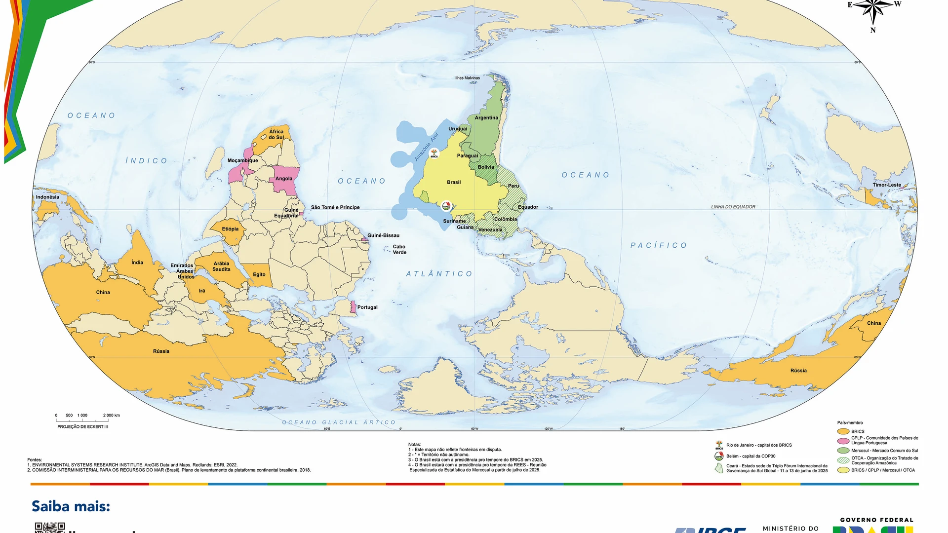 Imagem - O mapa que você aprendeu estava errado: veja como é a proporção real dos continentes