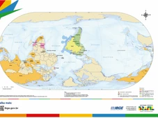 Imagem - O mapa que você aprendeu estava errado: veja como é a proporção real dos continentes