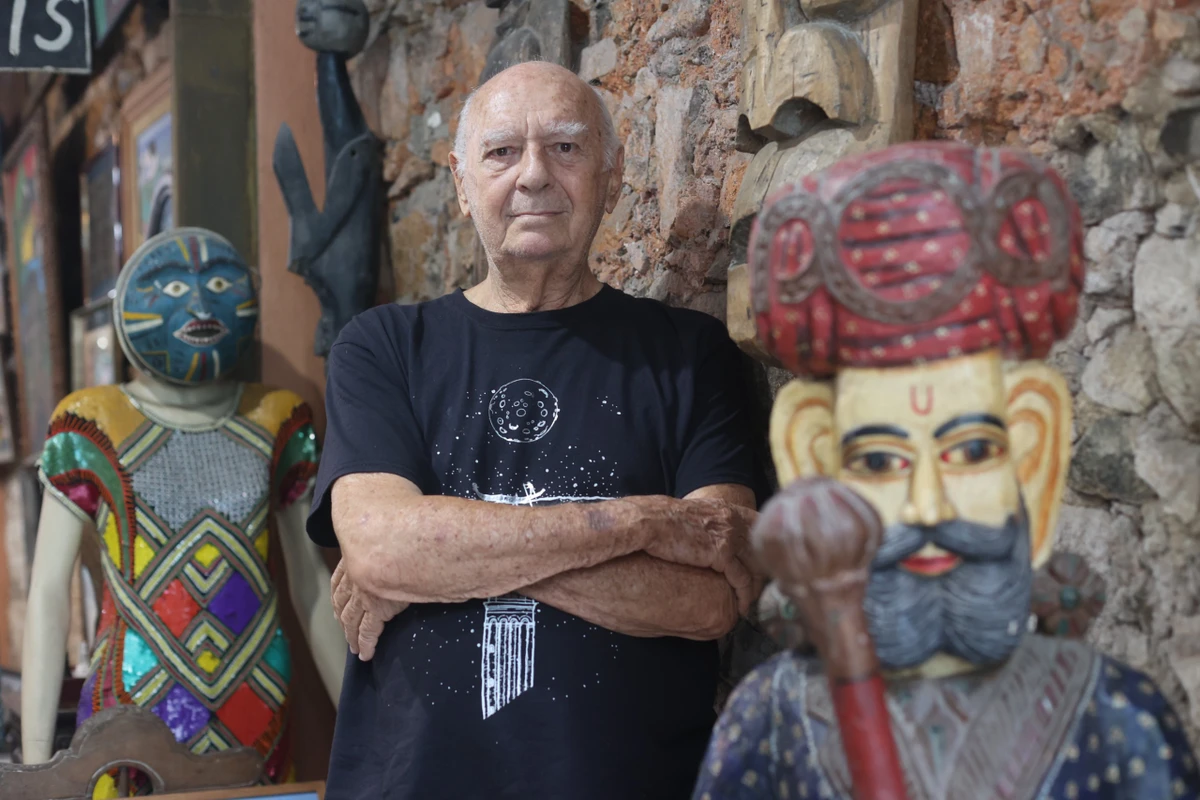 Dimitri, na galeria que fica no Santo Antônio Além do Carmo