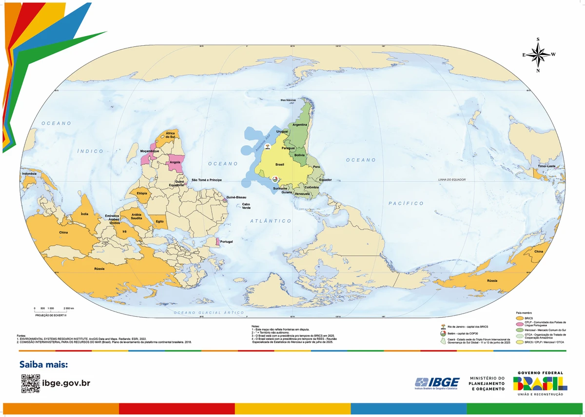 Mapa-múndi invertido