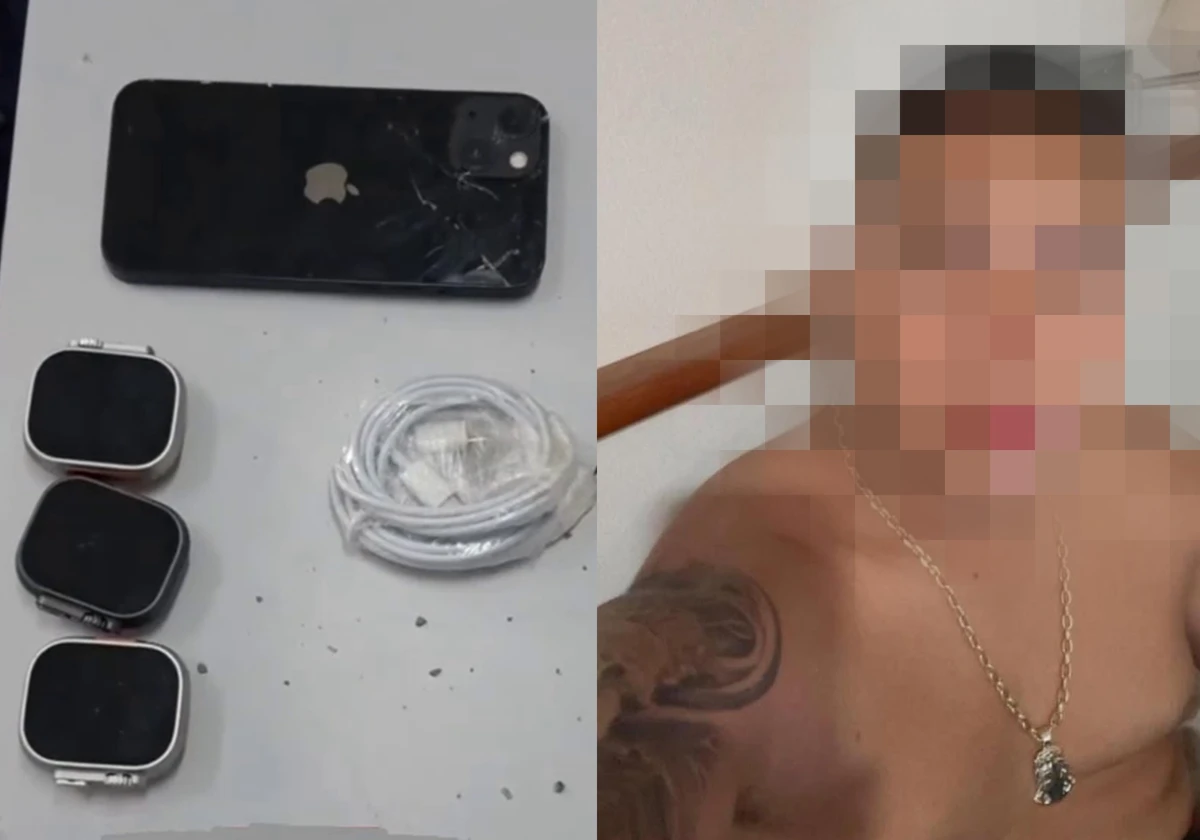Vídeo mostra monitor tentando entrar com celular em presídio