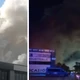 Imagem - Incêndio na Espanha forma nuvem tóxica e mantém moradores trancados em casa