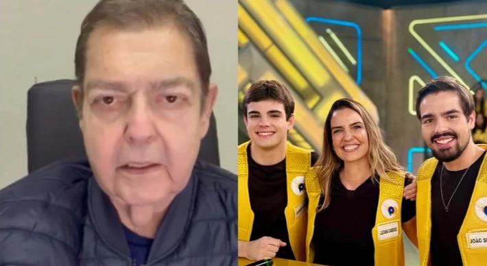 Imagem - Faustão aparece de surpresa no SBT para falar da esposa