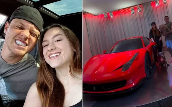 Filha de Gugu e namorado
